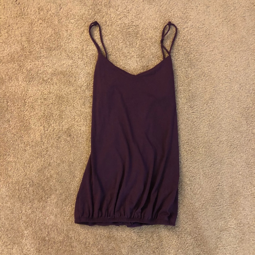 Purple tank top with open back, Urban Outfitters